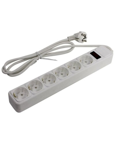 SP6W-150. Сетевой фильтр 6 розеток, 5м, белый. 5bites в Ижевске