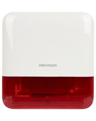 DS-PS1-E-WE Red Indicator. Оповещатель свето-звуковой радиоканальный уличный. AX PRO Hikvision в Ижевске