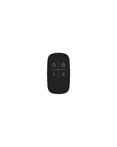DS-PKF1-WE (цв. черный). Брелок 4-х кнопочный с обратной связью. AX PRO Hikvision в Ижевске