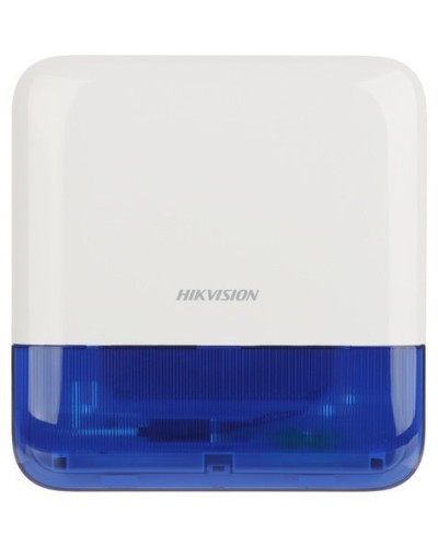DS-PS1-E-WE Blue Indicator. Оповещатель свето-звуковой радиоканальный уличный. AX PRO Hikvision в Ижевске
