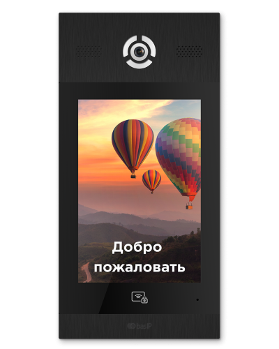 AA-14FB BLACK. Вызывная панель подъездного IP-домофона. BAS-IP в Ижевске