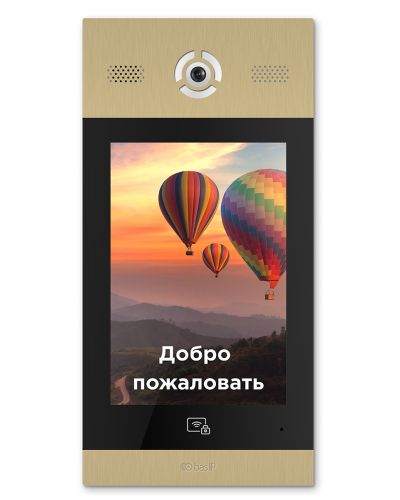 AA-14FB GOLD. Вызывная панель подъездного IP-домофона. BAS-IP в Ижевске