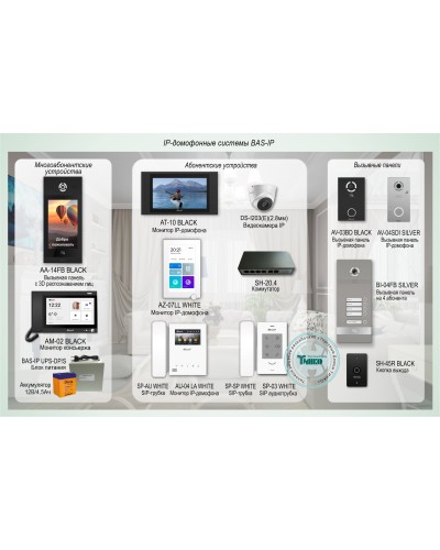 ДМФ-004. IP-домофонные системы BAS-IP. BAS-IP в Ижевске