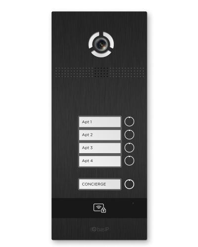 BI-04FB BLACK. Вызывная панель IP-домофона. BAS-IP в Ижевске