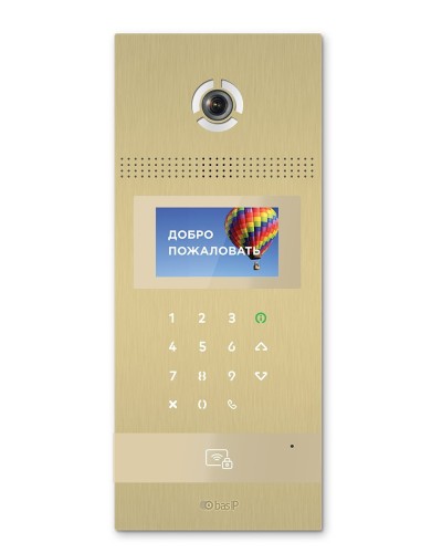 AA-12FB GOLD. Вызывная панель подъездного IP-домофона. BAS-IP в Ижевске