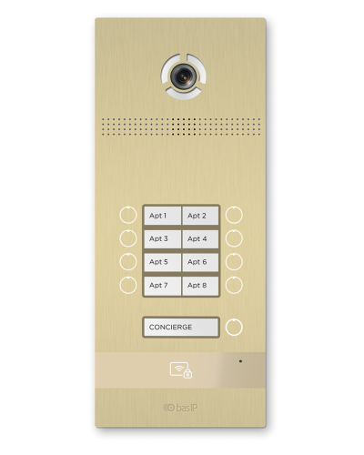 BI-08FB GOLD. Вызывная панель IP-домофона. BAS-IP в Ижевске