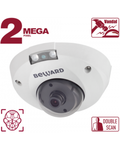 B2530DMR (2,8 мм). Видеокамера IP купольная. Beward в Ижевске