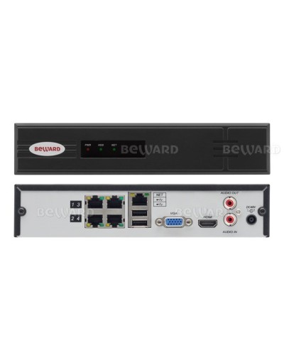 BK0104H2-P4. IP-видеорегистратор 4-канальный. Beward в Ижевске