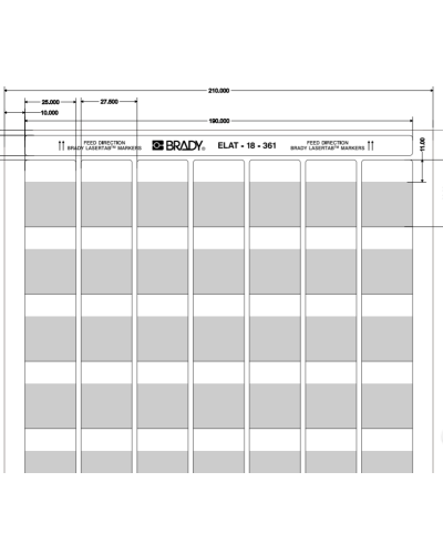 ELAT-18-361-2.5 (уп. 2500 шт.): Этикетка в Ижевске
