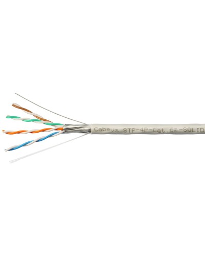 STP-4P-Cat.6a-SOLID-IN-PVC (7196c). Кабель «витая пара» (LAN) для структурированных систем связи. CABEUS в Ижевске