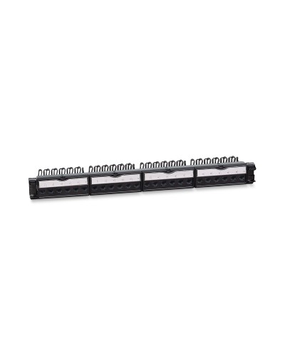 PL-24-KJ-RJ45-Cat.6a-180T (11832c): Патч-панель 19" (1U), 24 порта RJ-45, категория 6a, с задним кабельным организатором в Ижевске