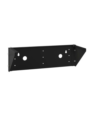 NC-3U-V-BK (12025c). Кронштейн настенный вертикальный 19 3U, цвет черный. CABEUS в Ижевске