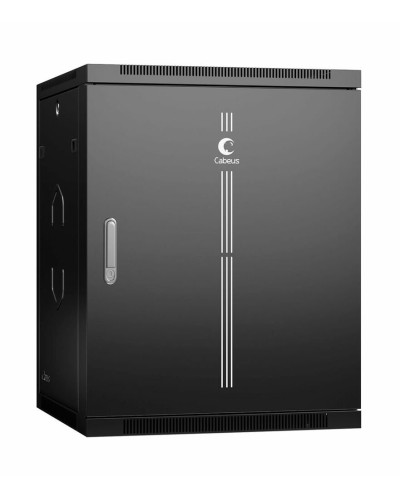 SH-05F-15U60/60m-R-BK (10746c). Шкаф телекоммуникационный 19 настенный 15U. CABEUS в Ижевске