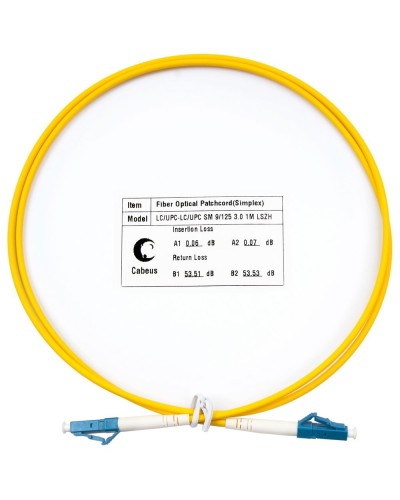FOP(s)-9-LC-LC-1,5m (8332c). Патч-корд оптический. CABEUS в Ижевске