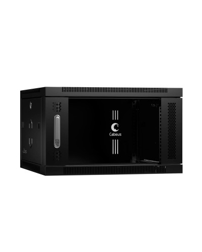 SH-05F-6U60/35-BK (8608c). Шкаф телекоммуникационный 19 настенный 6U. CABEUS в Ижевске