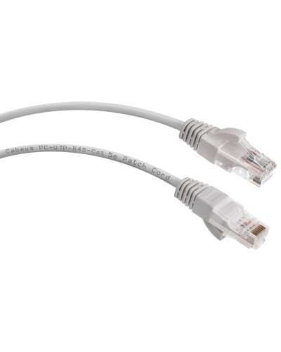 PC-UTP-RJ45-Cat.5e-1.5m-LSZH (8864c), серый. Патч-корд медный. CABEUS в Ижевске