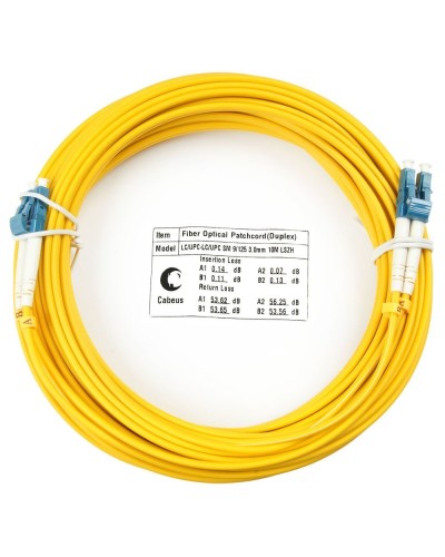 FOP(d)-9-LC-LC-20m (8340c). Патч-корд оптический. CABEUS в Ижевске
