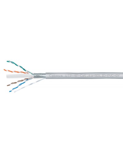 UTP-4P-Cat.6a-SOLID-PVC-GY (11373c). Кабель «витая пара» (LAN) для структурированных систем связи. CABEUS в Ижевске