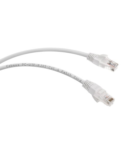 PC-UTP-RJ45-Cat.6-3m-WH (8673c), белый. Патч-корд медный. CABEUS в Ижевске