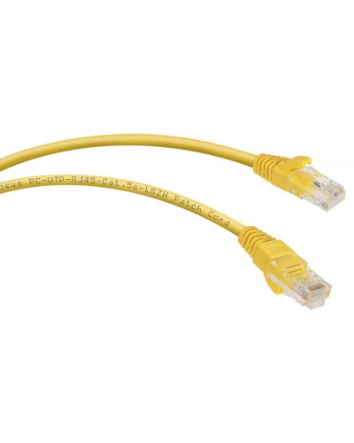 PC-UTP-RJ45-Cat.5e-3m-YL-LSZH (9500c), желтый. Патч-корд медный. CABEUS в Ижевске