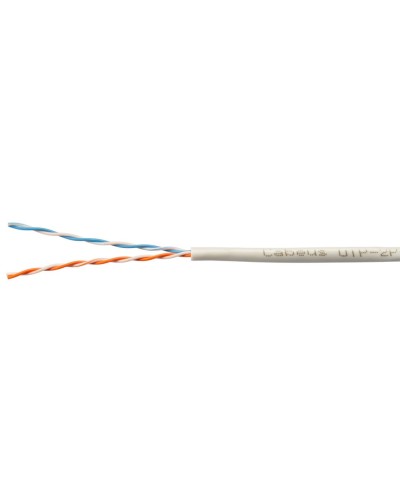 UTP-2P-Cat.5e-SOLID-GY-500 (11212c). Кабель «витая пара» (LAN) для структурированных систем связи. CABEUS в Ижевске