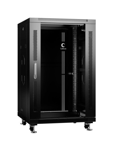 SH-05C-22U60/100-BK (8540c). Шкаф телекоммуникационный 19 напольный 22U. CABEUS в Ижевске