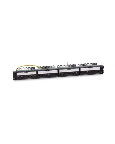 PL-24-KJ-RJ45-Cat.6-SH-180T (11833c): Патч-панель 19" (1U), 24 порта RJ-45, категория 6, полностью экранированная в Ижевске