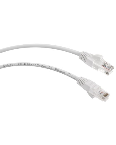 PC-UTP-RJ45-Cat.6-3m-LSZH (8880c), серый. Патч-корд медный. CABEUS в Ижевске
