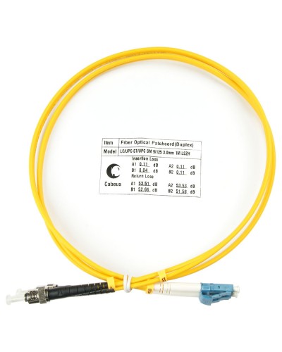 FOP(d)-9-LC-ST-2m (7525c). Патч-корд оптический. CABEUS в Ижевске