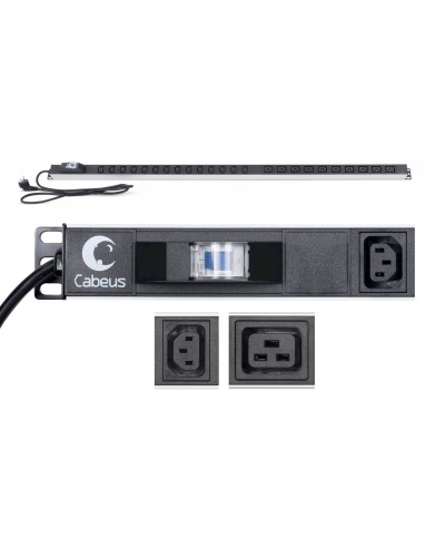 PDU-16-14C13-10C19-B-C14 (9553c). Блок розеток. CABEUS в Ижевске