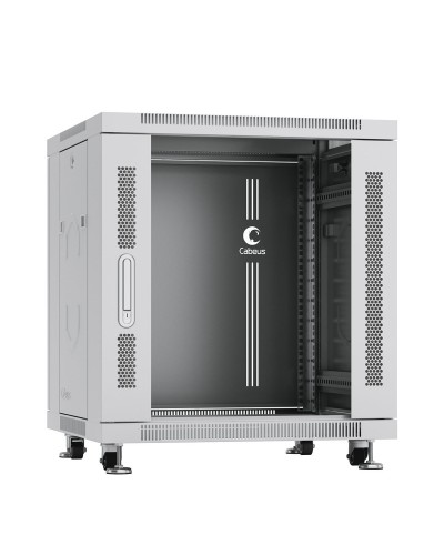 SH-05C-12U60/60 (7645c). Шкаф телекоммуникационный 19 напольный 12U. CABEUS в Ижевске