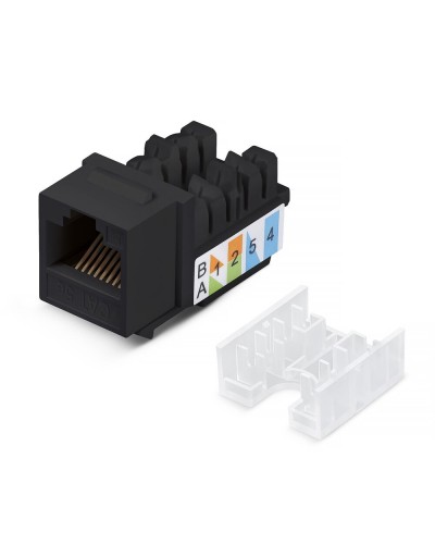 KJ-RJ45-Cat.5e-90-SW-BK (10101c): Вставка Keystone Jack RJ-47 в Ижевске