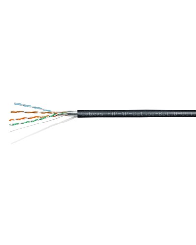FTP-4P-Cat.5e-SOLID-OUT-PE-UV (11792c). Кабель «витая пара» (LAN) для структурированных систем связи. CABEUS в Ижевске