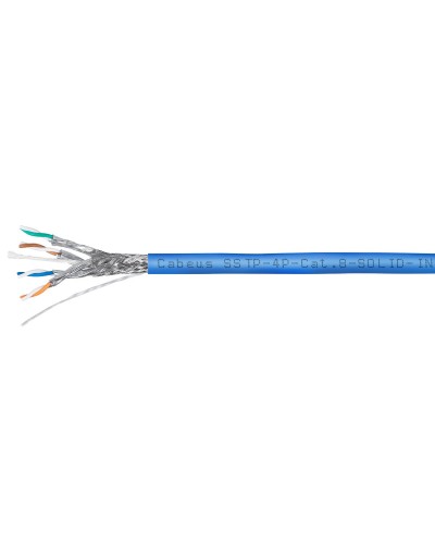 SSTP-4P-Cat.8-SOLID-IN-LSZH-BL (7750c). Кабель «витая пара» (LAN) для структурированных систем связи. CABEUS в Ижевске