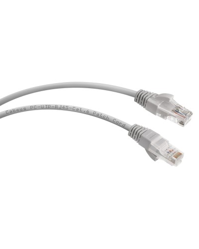 PC-UTP-RJ45-Cat.6-20m (8791c), серый. Патч-корд медный. CABEUS в Ижевске