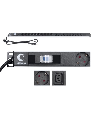 PDU-16-10S-10C13-B (9552c). Блок розеток. CABEUS в Ижевске