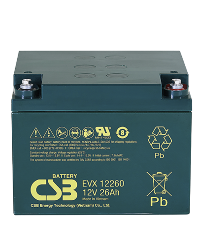 CSB EVX 12260. Аккумулятор герметичный свинцово-кислотный. CSB в Ижевске