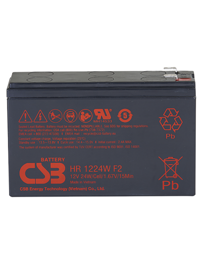 CSB HR 1224W F2 F1. Аккумулятор герметичный свинцово-кислотный. CSB в Ижевске