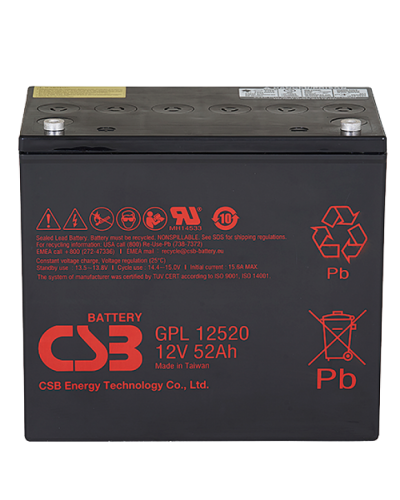 CSB GPL 12520. Аккумулятор герметичный свинцово-кислотный. CSB в Ижевске