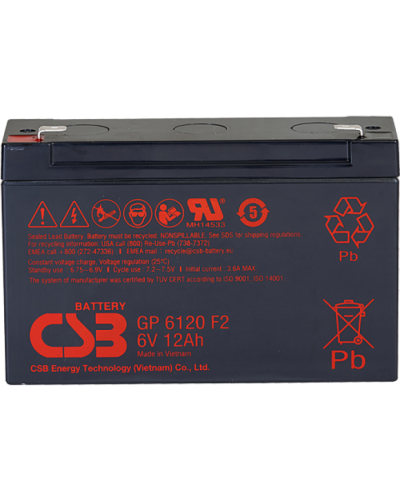 CSB GP 6120. Аккумулятор герметичный свинцово-кислотный. CSB в Ижевске