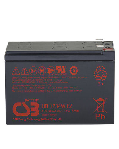 CSB HR 1234W. Аккумулятор герметичный свинцово-кислотный. CSB в Ижевске