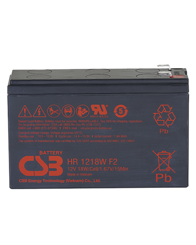 CSB HR 1218W. Аккумулятор герметичный свинцово-кислотный. CSB в Ижевске