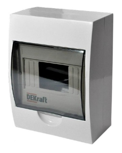 ЩРН-П-6 IP41 настенный (31009DEK). Щиток модульный с прозрачной дверцей. DEKraft в Ижевске