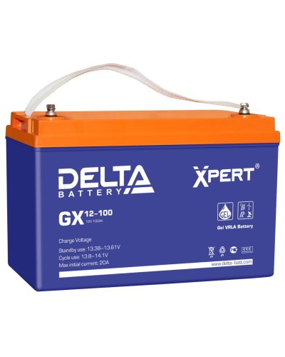 Delta GX 12-100. Аккумулятор герметичный свинцово-кислотный. Delta в Ижевске