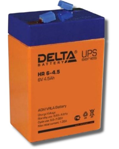 Delta HR 6-4.5. Аккумулятор герметичный свинцово-кислотный. Delta в Ижевске