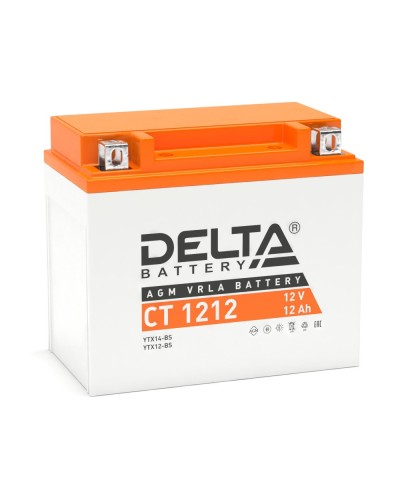 Delta CT 1212. Аккумулятор герметичный свинцово-кислотный стартерный. Delta в Ижевске