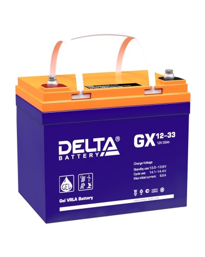 Delta GX 12-33. Аккумулятор герметичный свинцово-кислотный. Delta в Ижевске