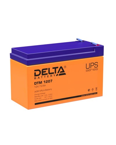 Delta DTM 1207. Аккумулятор герметичный свинцово-кислотный. Delta в Ижевске