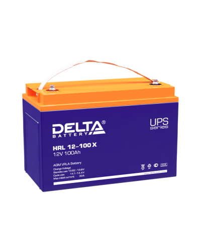 Delta HRL 12-100 X. Аккумулятор герметичный свинцово-кислотный. Delta в Ижевске