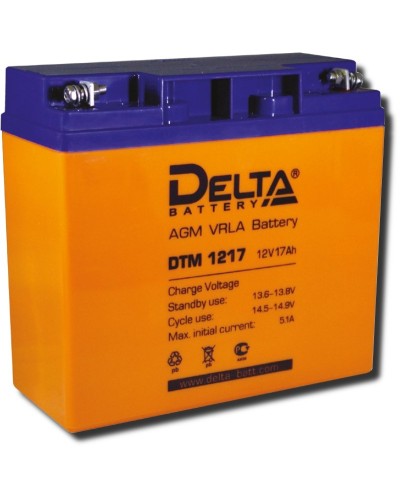 Delta DTM 1217. Аккумулятор герметичный свинцово-кислотный. Delta в Ижевске